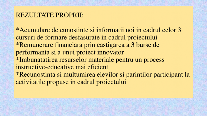 prezentarea Proiectului POCU-052